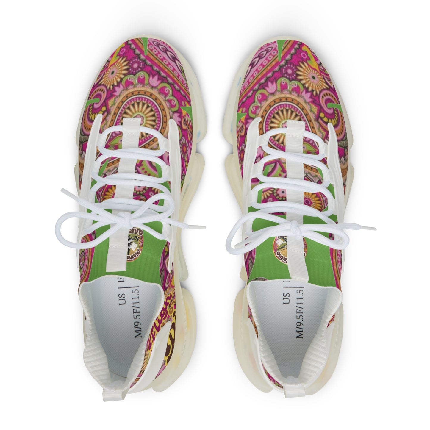 Plaine Jaine Cartel “Spring Paisley” Moonwalker Sneakers