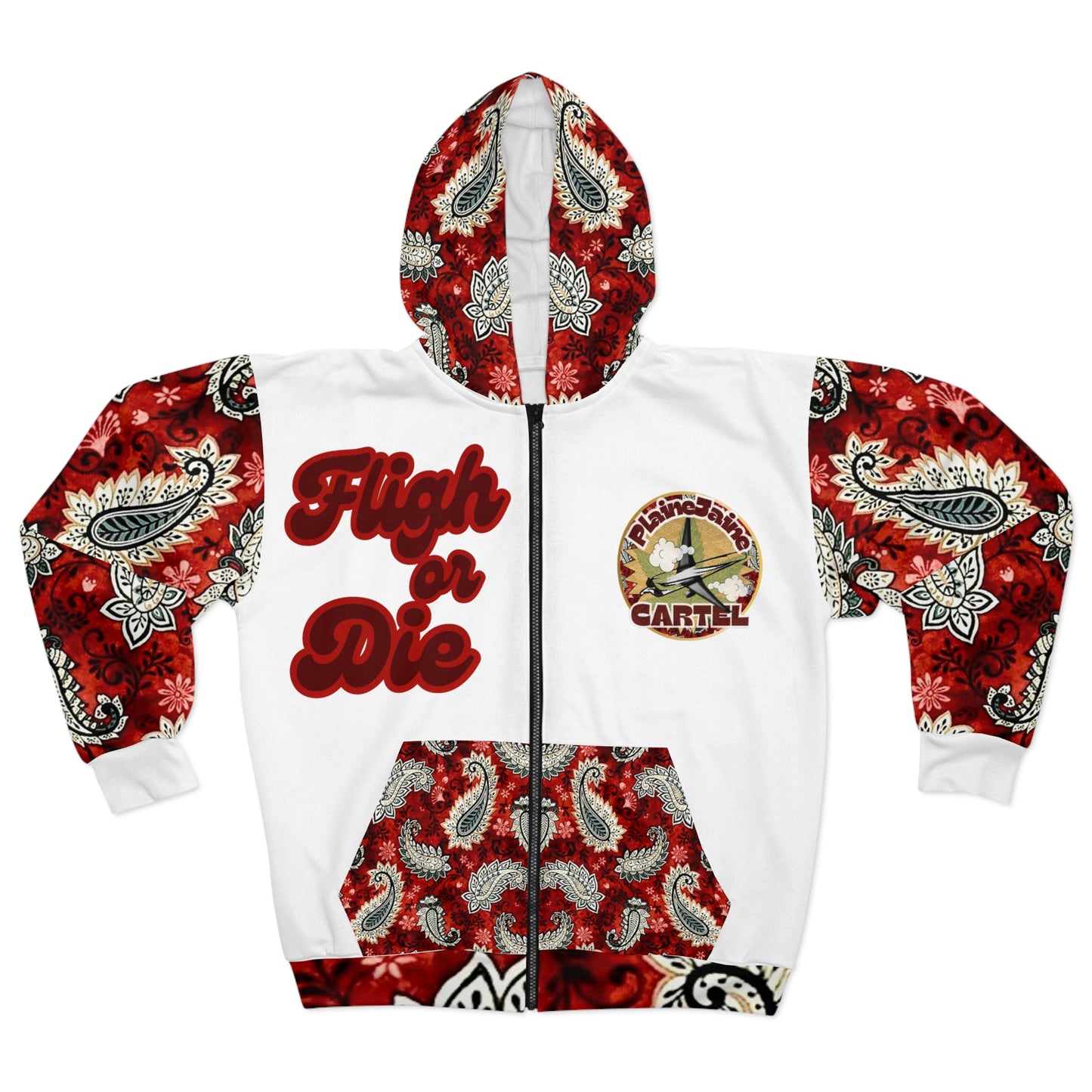 “Crimson Crow” Fligh or Die: Plaine Jaine 101, Hoodie