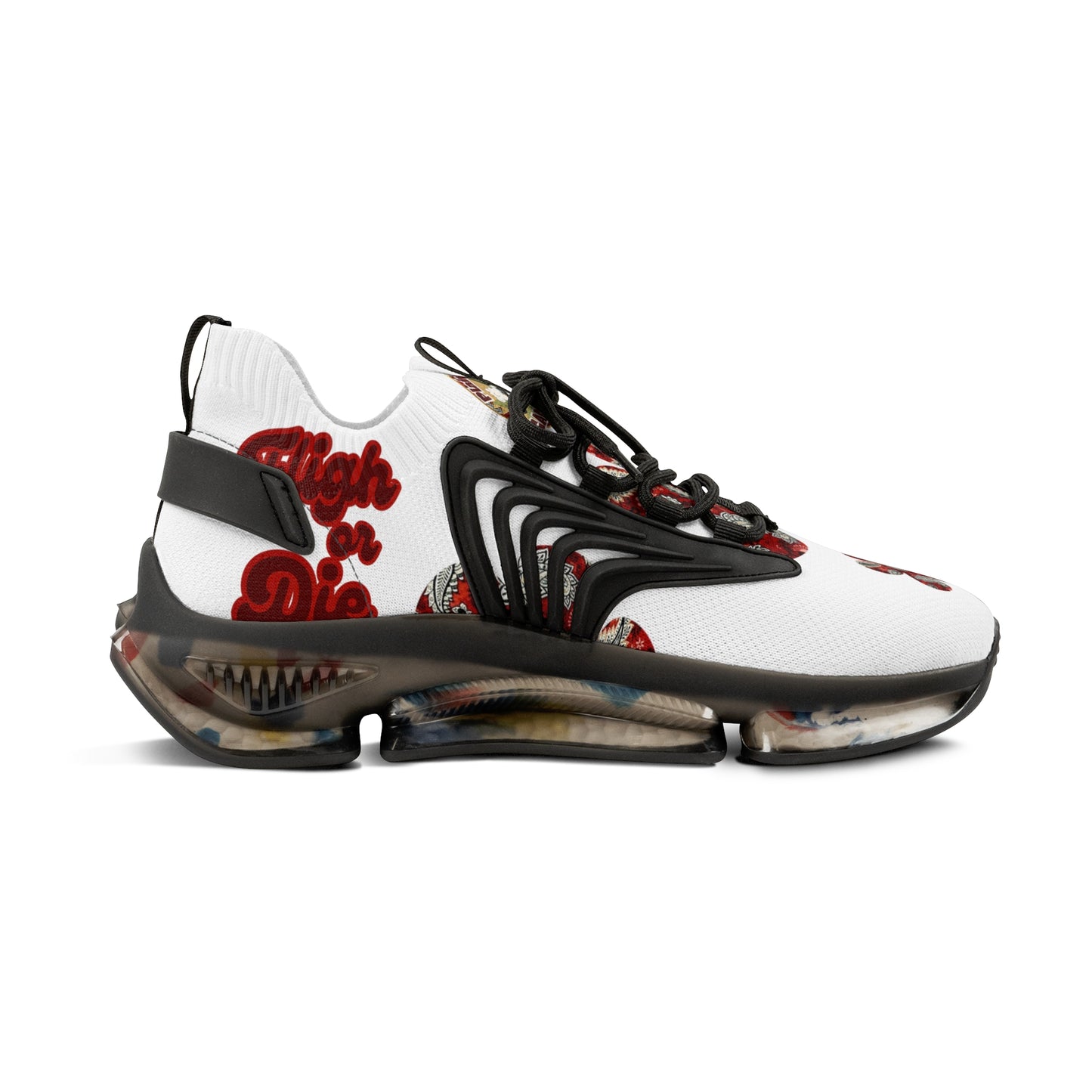 “Crimson Crow” (La Blanca) MoonWalker Sneakers