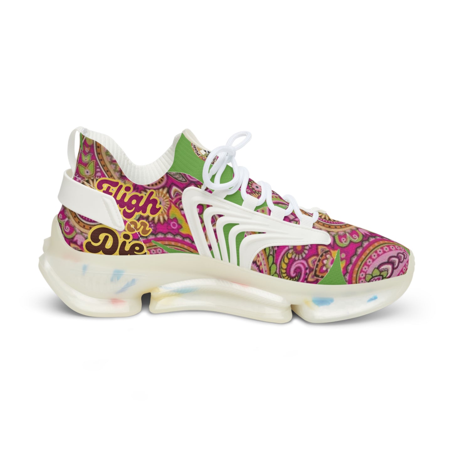 Plaine Jaine Cartel “Spring Paisley” Moonwalker Sneakers