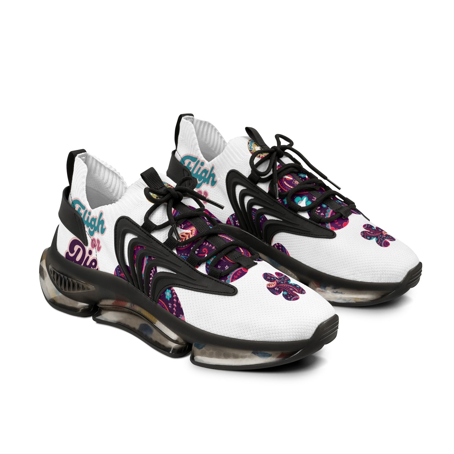Plaine Jaine Cartel “Tryp P Paisley” (La Blanca) Moonwalker Sneakers