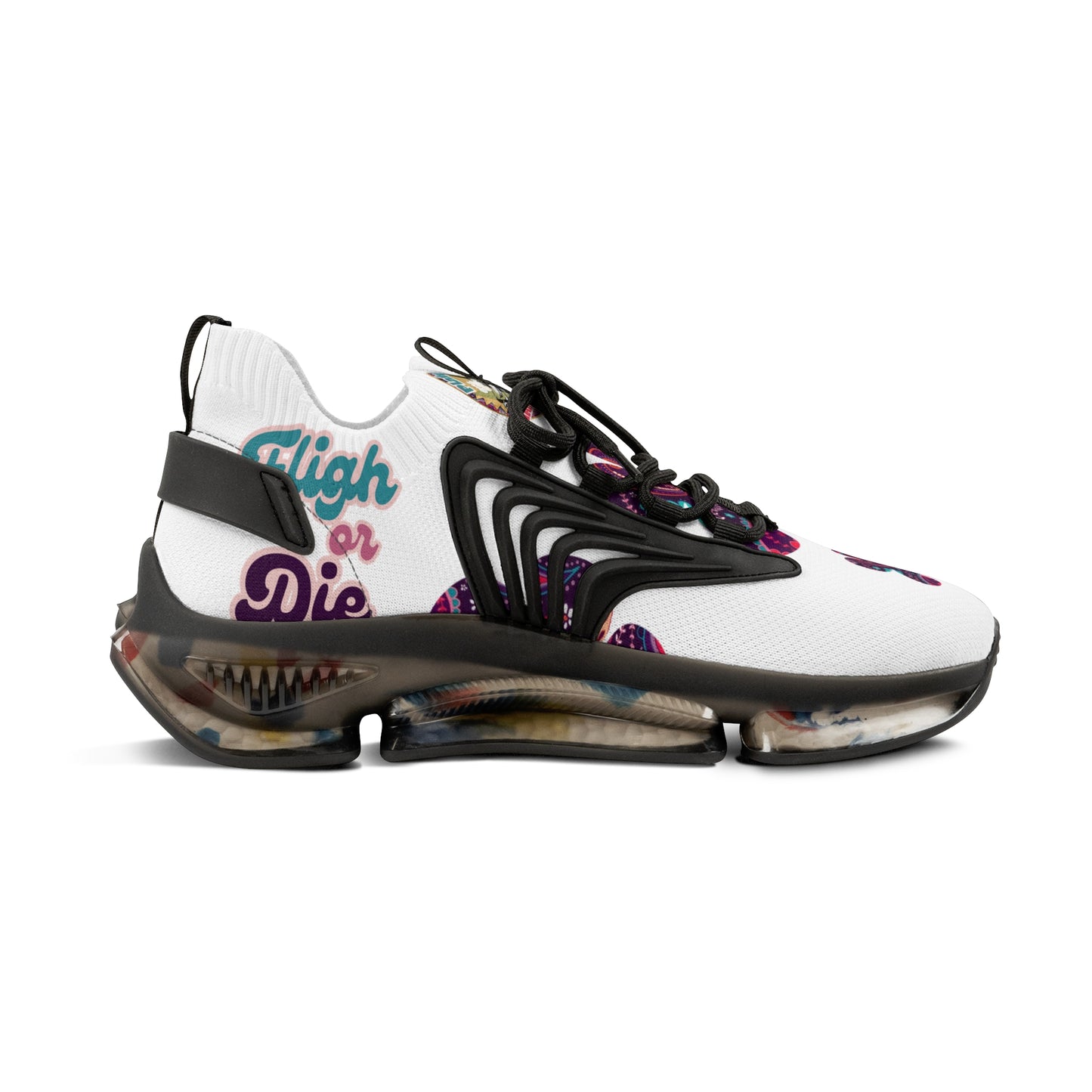 Plaine Jaine Cartel “Tryp P Paisley” (La Blanca) Moonwalker Sneakers