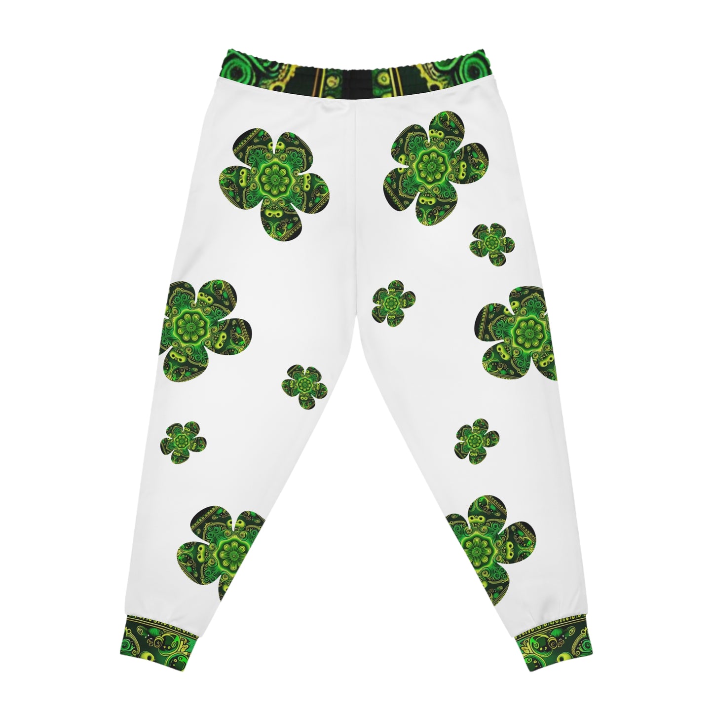 Plaine Jaine Cartel “EYE Love Jamaica,” (White) Joggers