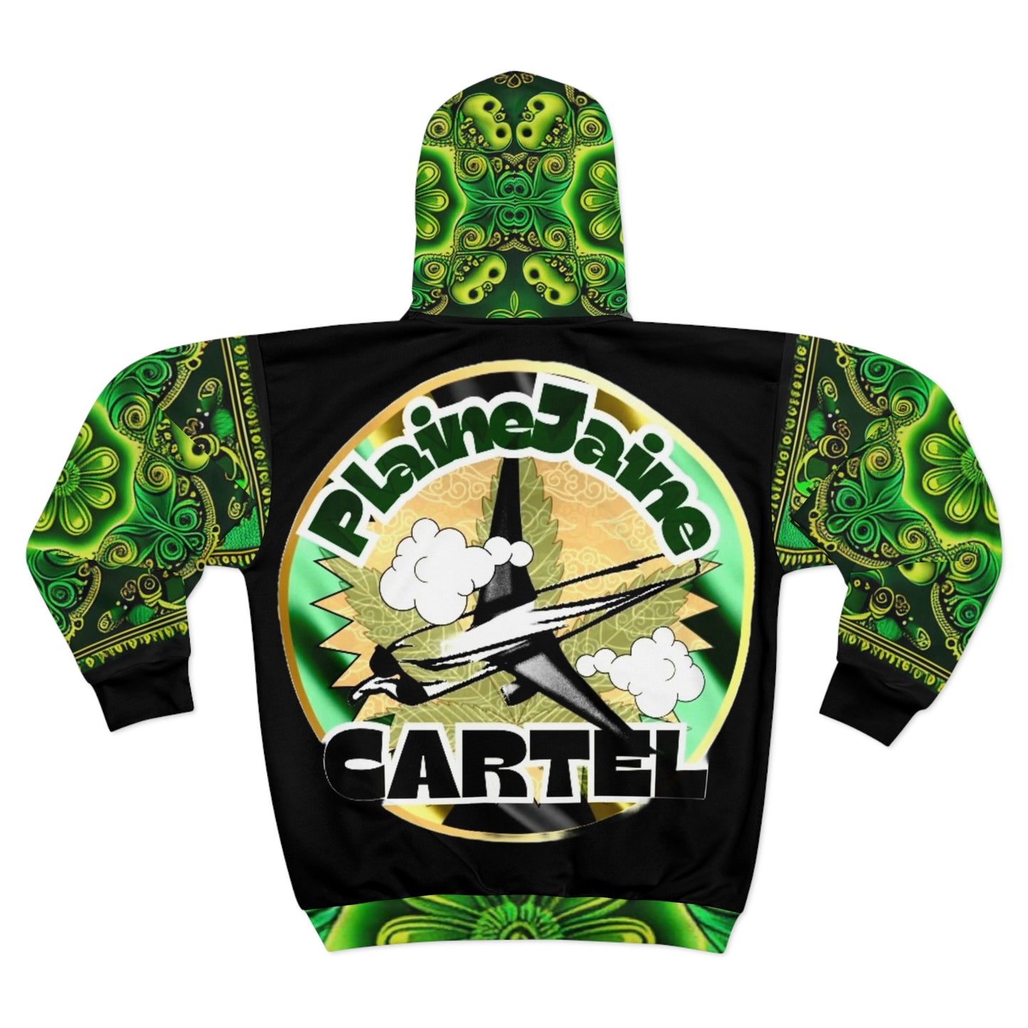 Plaine Jaine Cartel “EYE Love Jamaica,”(BLK) Hoodie