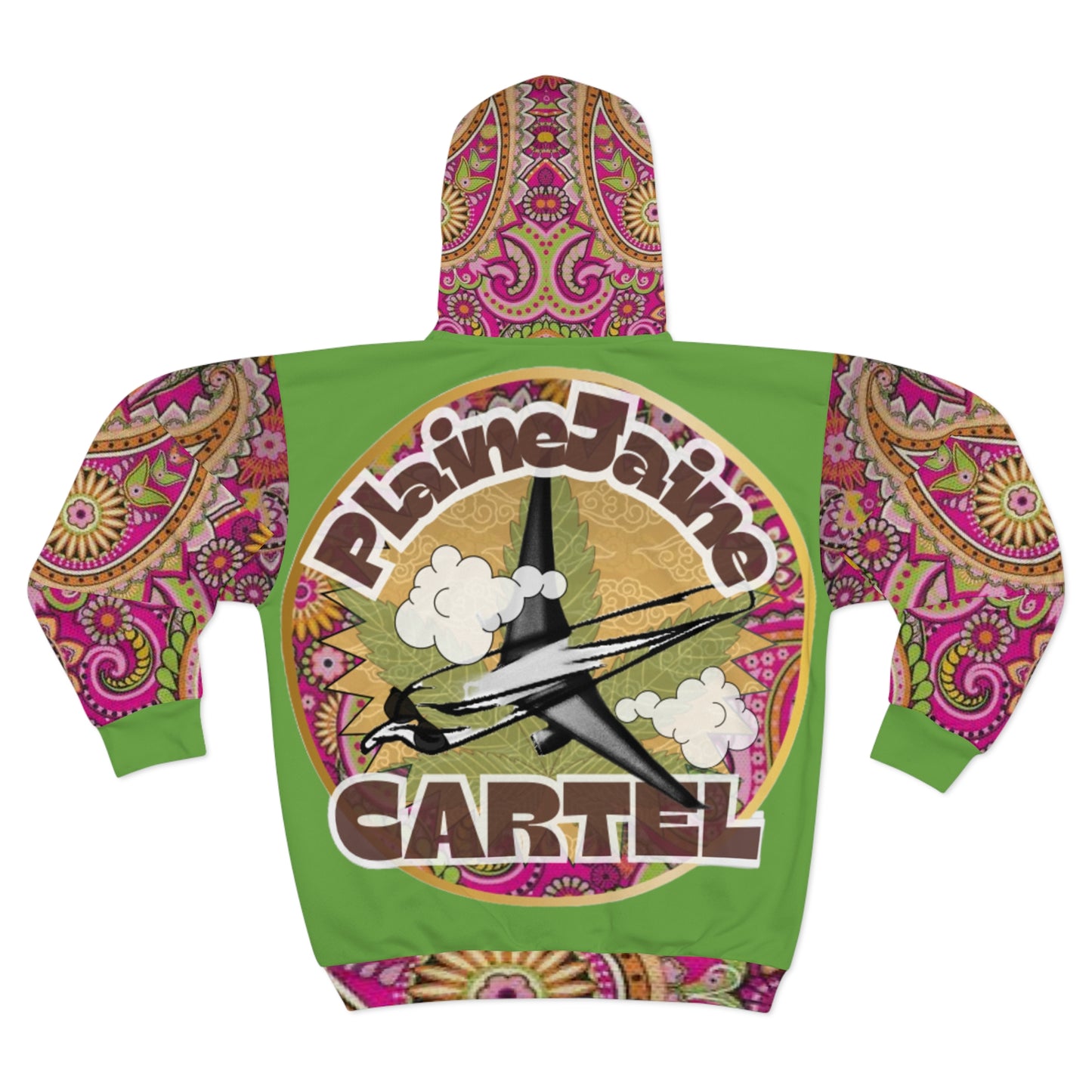 “Spring Paisley” Fligh or Die: Plaine Jaine 101, Hoodie